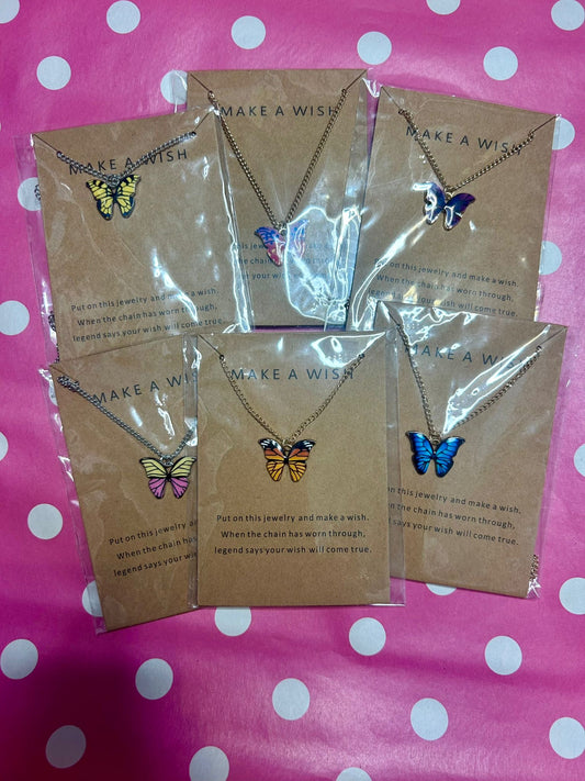 🦋 Make a Wish – Butterfly Necklace 🦋